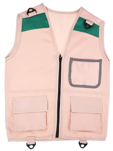 YARNOW Entdeckerweste Für Junge Mädchen Outdoor-weste Aus Stoffmaterialien Junge Mädchen-outfit Für Erkundungen Und Rollenspiele Kinderweste Für Insektenfang Und Camping