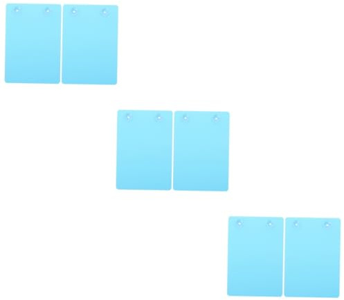 YARNOW 6 Pièces Dalles De Pierre Reproductrices Plaque D' Amovible Aquarium De Discus Disque x Carreaux De Reproduction De Poissons Plastique Ciel Bleu