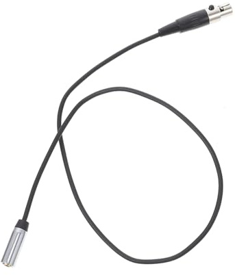 Kupfer Audio Adapterkabel Dc 3, 5mm TRS Buchse Kleiner XLR Buchse 0, 5m | Schwarz, Pvc Ausführung, für Videokamera Audioanschluss, Robuste 0, 5-m Länge