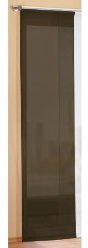 Gardinenbox 85589 - Panneau Japonais Transparent - Coulissant - avec Fixations - Rose, Marron, 245 x 60 m