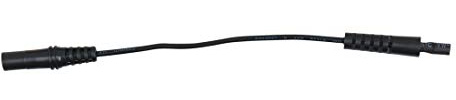 KS Tools 150.0955 4,0 mm Eingangsbuchse auf 3,5 mm Prüfadapterbuchse rund (schwarz)