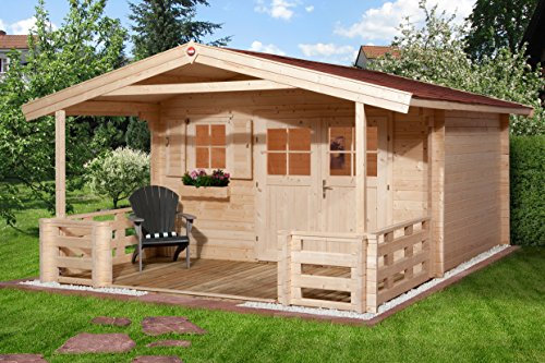 Weka 111.3825.44.00 Gartenhaus 111 B Gr.1, 28 mm, VDT 200, DT, EF Außemmaß:460 x 460 x 262