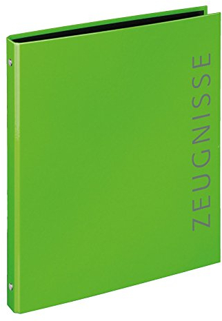 Zeugnismappe / Zeugnisringbuch / Farbe: grün + 10 Hüllen