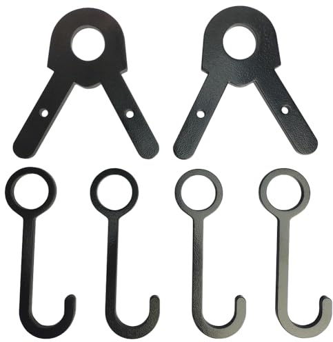 FULLBOW AR500 Steel Target 3/8' - Hangers and Gong Targets Combo Pack, Gong Target Hanging Kit, DIY Target Kit for 1 Inch OD EMT Conduit, Sold Separately