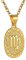 GOLDCHIC JEWELRY Gold Virgo Necklace, 12 Constelltion Zodiac Sign Jewellery for Men