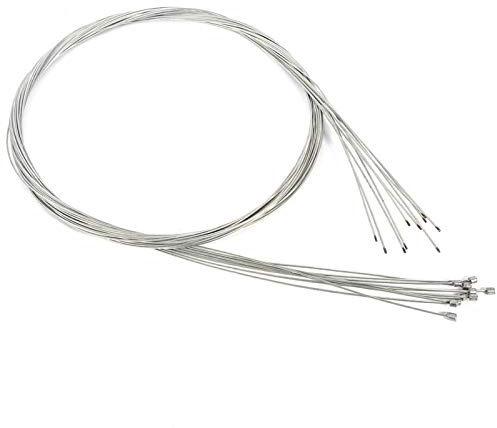 SUNGOOYUE 10pcs Bicycle Rear Derailleur Cable Shifter Cable Stainless Steel Road and Mountain Bike Shifter Cables