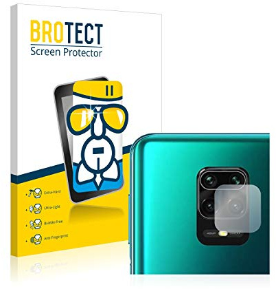 BROTECT Schutzglas für Xiaomi Redmi Note 9S / 9 Pro (NUR Kamera) Schutzfolie Panzer Folie Glas Displayschutz Made in Germany [ 9H, Anti-Fingerprint]