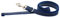 Gummierte Leine ohne Handschlaufe - blau, 200 cm (2 m)