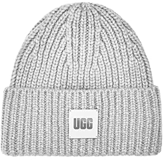 UGG Herren M Chunky Rib Beanie M Grobrippige Mütze, Light Grey, O/S