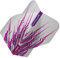 RED DRAGON Peter Wright Snakebite Hardcore Mohawk Purple Dart Flights - 3 Sets Per Pack (9 Flights in Total)