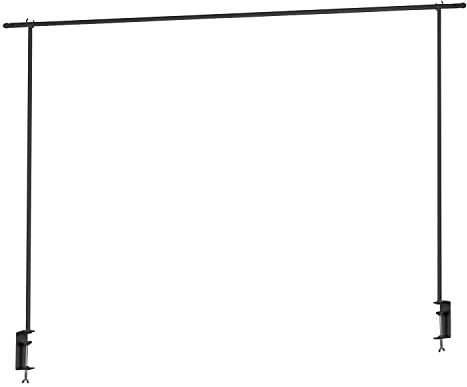 Over Table Dinner Party Decorations Adjustable Frame Hanging Rail Display Arch (Black)
