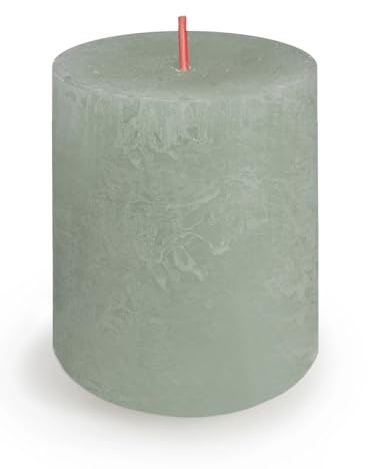 Bolsius Rustikale Kerze 80/68 Jadegrün