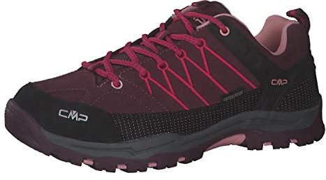 CMP Kids Rigel Low Trekking Shoes WP, Zapatos de Trekking Unisex niños, Ciruela Melocotón, 34 EU
