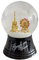 Schneekugel Echtglaskugel - Fast wie echter Schnee Motiv: Steffl & Riesenrad, 4 cm
