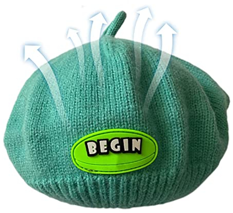 Baby-Strickmütze,Elastische Kinder-Baskenmütze | Klassische, solide gestrickte Babymütze für Herbst und Winter, drinnen und draußen