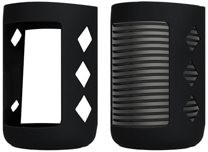 kwmobile Silicone Case Compatible with Bang & Olufsen Beosound Explore - Case Protective Mini Speaker Cover - Black