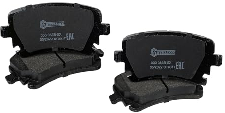 STELLOX 000 083B-SX Bremsbelagsatz, Scheibenbremse (4 Stücke) – ECE-R90 Zertifizierung – vier Bremsbeläge pro Set – Für PKW und Nutzfahrzeugen