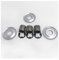 Juego de 3 cojinetes de aguja de Clip de arandela de embrague for STIHL MS170 MS180 MS210 MS230 MS250 MS 210 230 250 017 018 021 023 025 piezas de motosierra