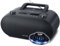 Muse M-35 BT Lecteur CD Bluetooth, Radio FM, Lecteur MP3, USB, Alimentation Secteur et Batterie, Noir - Soucoupe OVNI Inclus