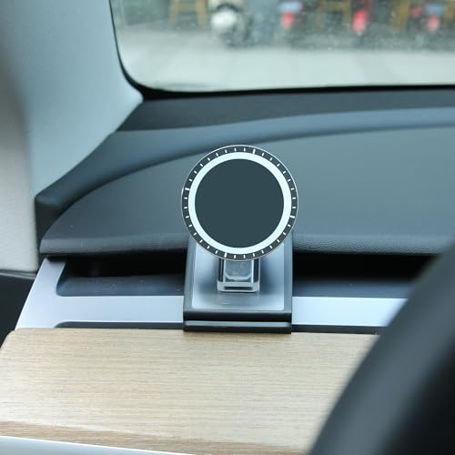 Ywooon Support magnétique de Voiture pour Tesla Model 3 2016-2023 et Model Y 2020-2024 Model Y, Support de Téléphone Compatible avec Le Support de Voiture, Support de Téléphone Magnétique