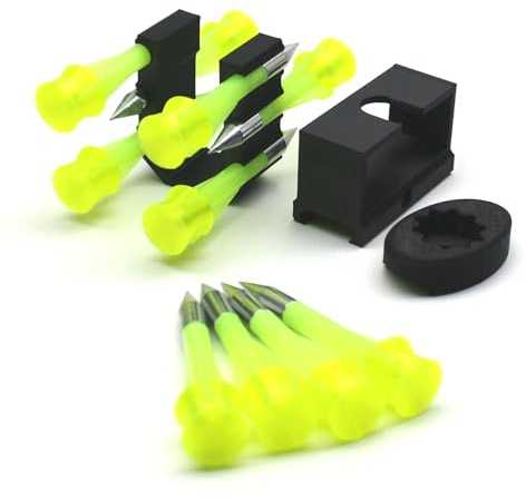 3DSR Profi Set K mit 10 Pfeilen, Pfeilhalter, Magazinhalter und Punch Button für die T4E HDR 68 & TR 68