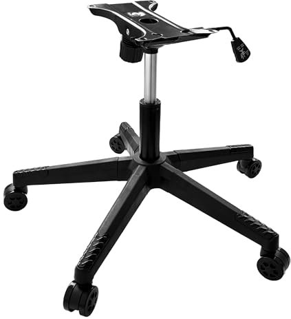 Racfenick 28 Swivel Gaming Office Chair Base Replacement, Heavy Duty Nylon Universal Chair Repair Base Kit with Bottom Plate,Gas Cylinder and Casters (Black)