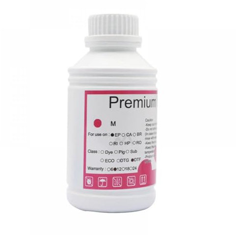 CUAWBAPF 500 ml DTF -Tintenfeind in 5 Farben kompatibel mit R1390 L1800 DX5 DTF -Transfer Drucker US -Aktien(500ML M)