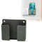 Wall Mount Phone Holder with Adhesive, Phone Stand Phones Charger Holder Wall Mount Stand Storage Box Waterproof Damage-Free for TV Remote Smartphone RV Bedroom Kitchen Office (Grey)