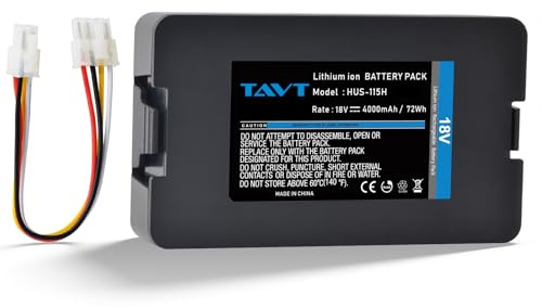 TAVT 18V 4000mAh Akku für Husqvarna Automower 115H(2019,2020,2021), Automower 305(2020,2021,2022), 315(2020,2021) und 315X 2020, für Gardena Sileno City/Life