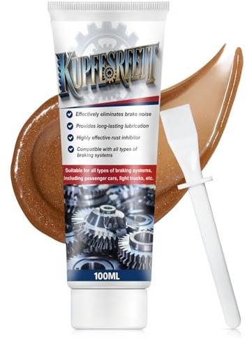 HONTAOK Grasso al Rame, Grasso Rame, Grasso al Litio, Lubrificante Micromolecolare Impermeabile, Antiruggine e Resistente alle Alte Temperature, Adatto a Vari Modelli di Veicoli, 100ml