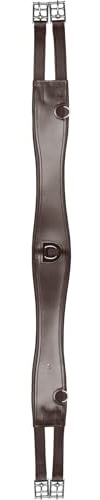 WALDHAUSEN Ledersattelgurt Sleek, braun, 110 cm