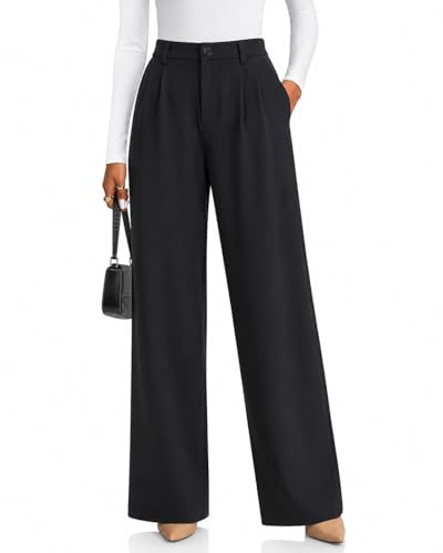 Zylioo Anzughose Damen Lang Bein Hose Tall Frauen Elegant Stoffhose