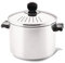 Farberware Classic Series Stainless Steel 8-Quart Covered Straining Stockpot with Lid, Stainless Steel Pot with Lid, Silver