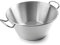 Lacor 50836 Bassine Conique avec Anses 36 cm, Argent Métallique