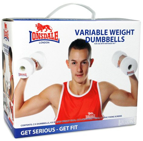 Nintendo Wii - Officially Licensed Lonsdale - Workout Dumbbells [UK Import]