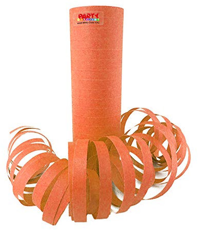 PARTY DISCOUNT ® Luftschlange orange, 1 Rolle Standardmaß