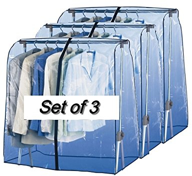 Mabi® 3-310 − 3 Stück Abdeckhauben mit Reißverschluss für Kleiderständer − 97 x 118 x 53 cm − In & Outdoor