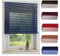 ourdeco® Aluminium-Jalousie / 120 x 160 Dunkelblau (Breite x Höhe) / Montage an Wand oder Decke, Premium Alu-Jalousie