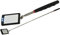 ChiliTec Teleskop Spiegel Werkzeug mit LED Beleuchtung Handspiegel Ausziehbar 28-88cm mit Softgriff Schwenkbar