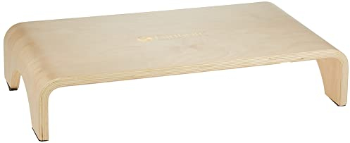EARTHLITE Marche en bois grand format - 17,5 cm de haut, solide et stable