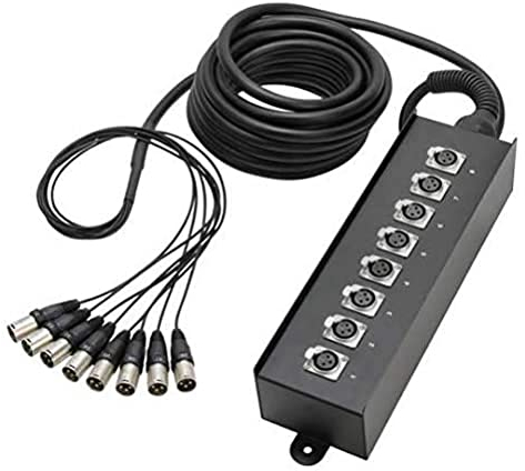 Adam Hall Cables K 8C 10 - Cajetín de Escenario 8/0 10 m