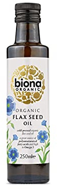 Biona Organic Flax Seed Oil, 250 ml, Pack of 2