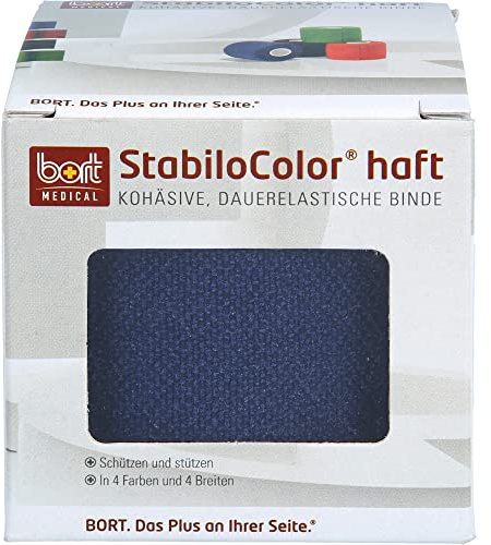 BORT StabiloColor haft Binde 6 cm blau 1 St
