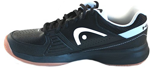 HEAD Men's Grid 2.0 Low Racquetball/Squash Indoor Court Shoes (Non-Marking)(Black/White) 10.0 (D) US