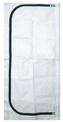 Bauhandel33 Folientr - 100 x 200 cm, wei, uncoated, 1 stck
