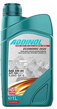 ADDINOL ECONOMIC 5W-20 Motorenöl, 1 Liter