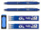 Stift Pilot Frixion Clicker 0,7 mit 6 Ersatzminen 0,7 und 1 Radierer als Gratis-Zugabe