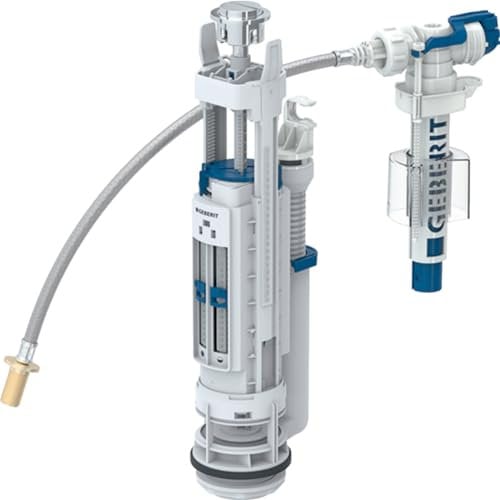 GEBERIT GEB00531 Mécanisme de Chasse Complet Type 290-380-rinçage Double Touche-alim universelle-3/8-283.304.21.2