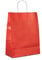 Papiertüten rot mit Kordel-Henkel I 250 Stk. 22+10x28cm I Papiertragetasche für Einzelhandel, Weihnachten, Mitbringsel, TO-GO I Geschenktüten aus Kraftpapier I HUTNER