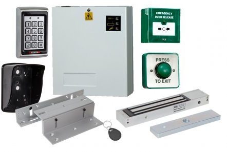 RGL Full Complete Metal Access Control Kit Keypad Electric Magnetic Door Lock KIT 3